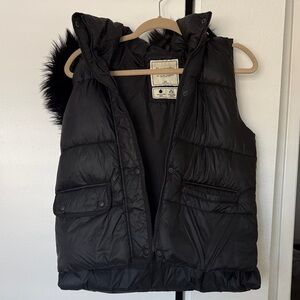 Abercrombie & Fitch Kids Black Puffer Vest